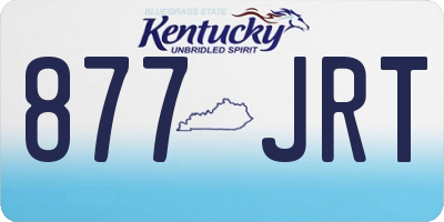 KY license plate 877JRT