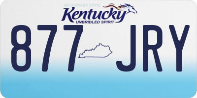 KY license plate 877JRY