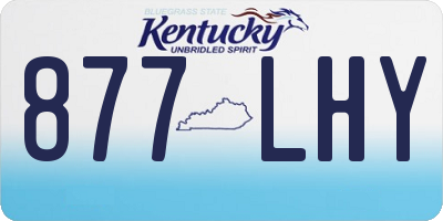 KY license plate 877LHY