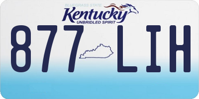 KY license plate 877LIH