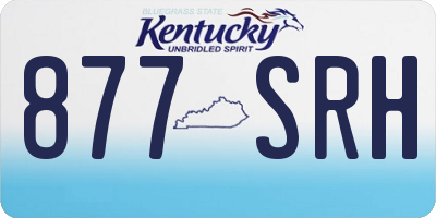 KY license plate 877SRH