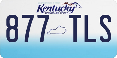 KY license plate 877TLS
