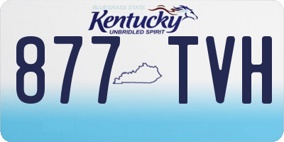 KY license plate 877TVH