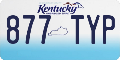 KY license plate 877TYP
