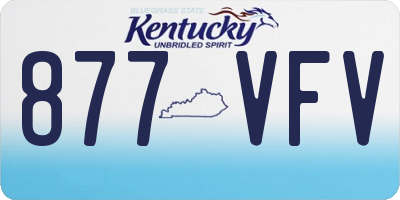 KY license plate 877VFV