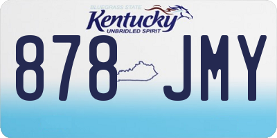KY license plate 878JMY