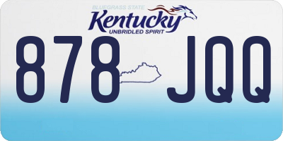 KY license plate 878JQQ