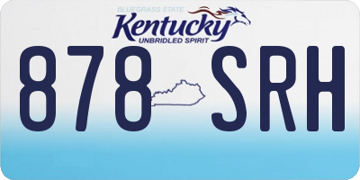 KY license plate 878SRH
