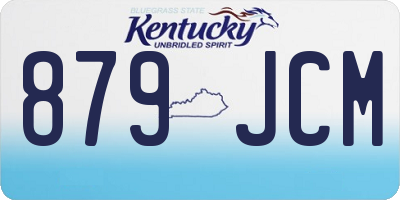 KY license plate 879JCM