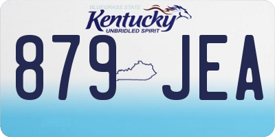 KY license plate 879JEA