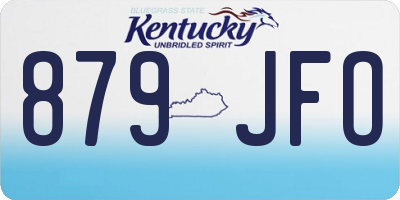 KY license plate 879JFO