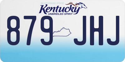 KY license plate 879JHJ