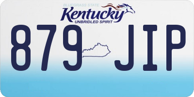 KY license plate 879JIP
