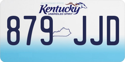 KY license plate 879JJD