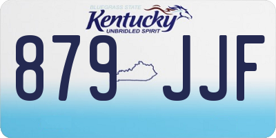 KY license plate 879JJF
