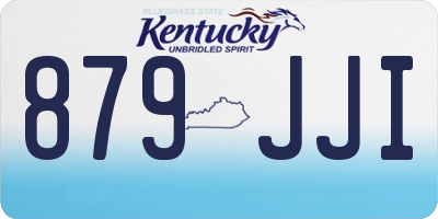 KY license plate 879JJI