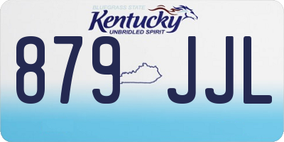 KY license plate 879JJL