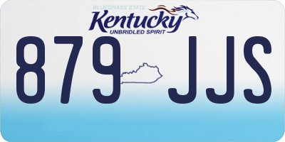 KY license plate 879JJS