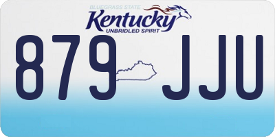 KY license plate 879JJU