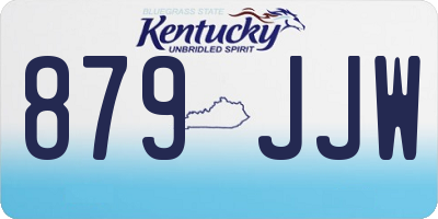 KY license plate 879JJW