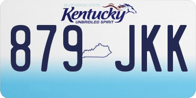 KY license plate 879JKK