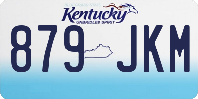 KY license plate 879JKM