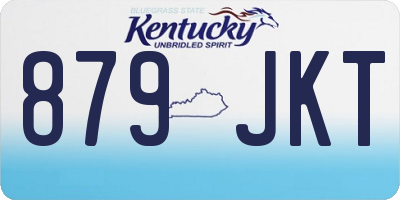 KY license plate 879JKT