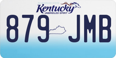 KY license plate 879JMB