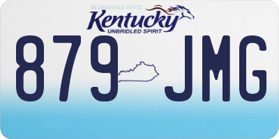 KY license plate 879JMG