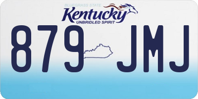 KY license plate 879JMJ