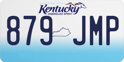 KY license plate 879JMP