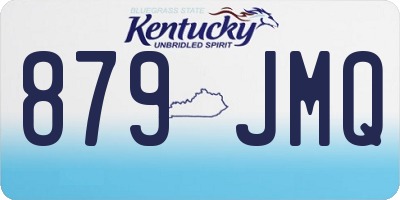 KY license plate 879JMQ
