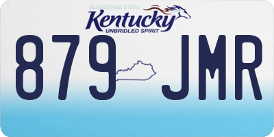 KY license plate 879JMR