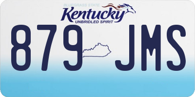 KY license plate 879JMS