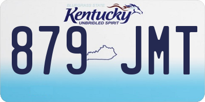 KY license plate 879JMT