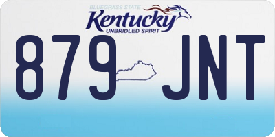 KY license plate 879JNT