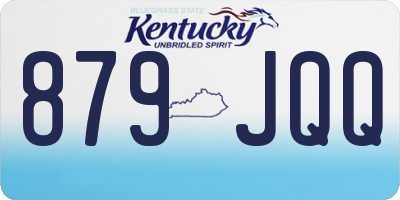 KY license plate 879JQQ