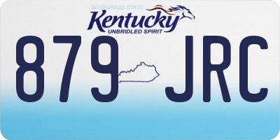 KY license plate 879JRC