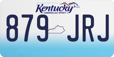 KY license plate 879JRJ