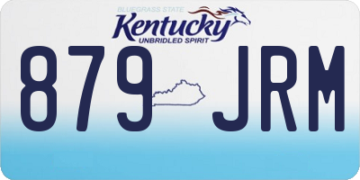 KY license plate 879JRM