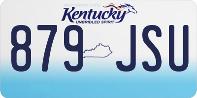 KY license plate 879JSU
