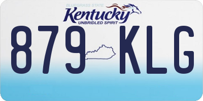 KY license plate 879KLG