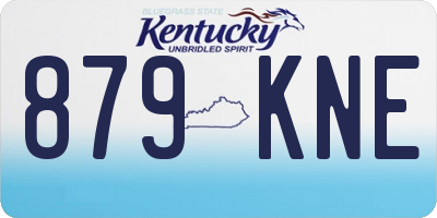 KY license plate 879KNE