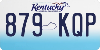 KY license plate 879KQP