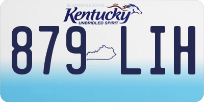 KY license plate 879LIH