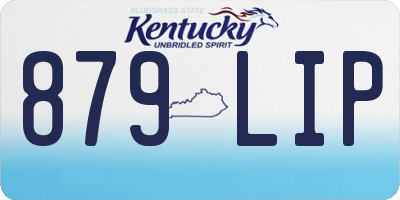 KY license plate 879LIP