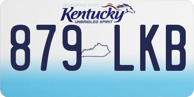 KY license plate 879LKB