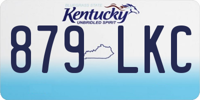 KY license plate 879LKC
