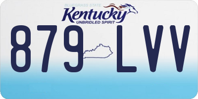 KY license plate 879LVV