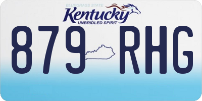 KY license plate 879RHG